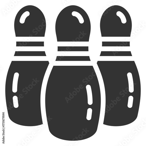 Bowling pins icon