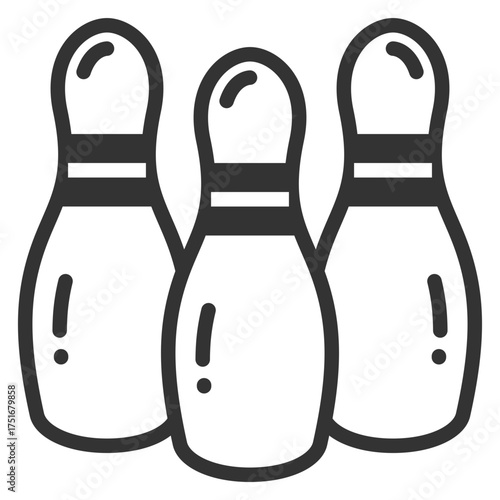 Bowling pins icon