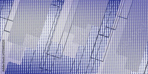 Abstract design elements of rectangles and stacked dots. Smartphone Interface Design. Design Elements for Mobile Apps, Game Menus, and Websites.