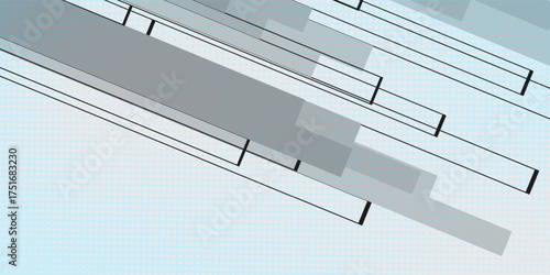 Abstract design elements of rectangles and stacked dots. Smartphone Interface Design. Design Elements for Mobile Apps, Game Menus, and Websites.