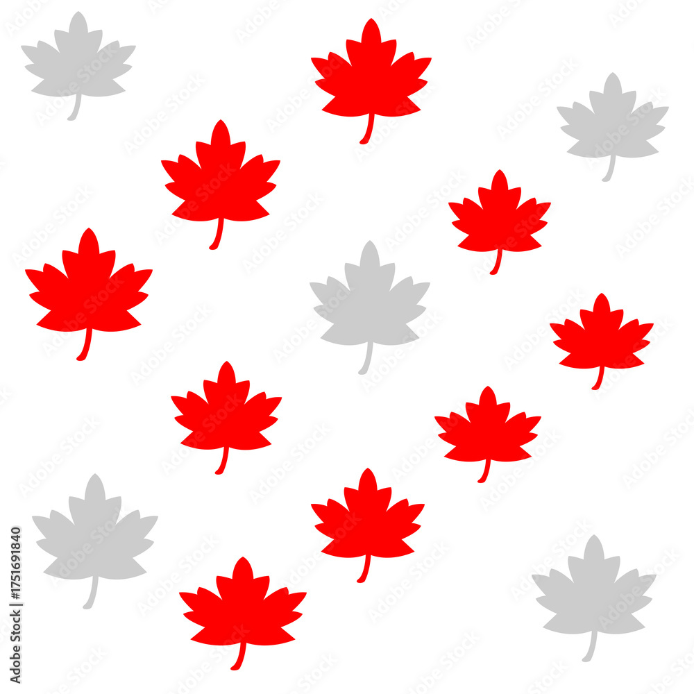 Fototapeta premium The Canada flag vector with transparent background 