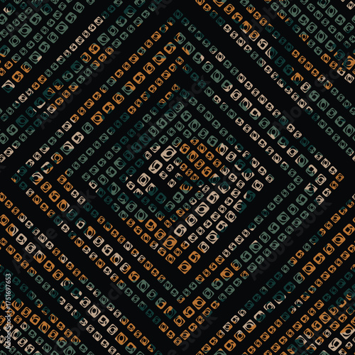 Gujarati Bandhani  seamless pattern on  background camouflages