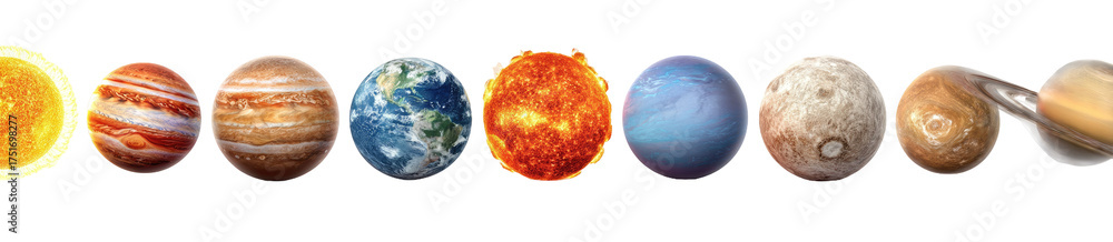 Obraz premium Solar system planets (1)