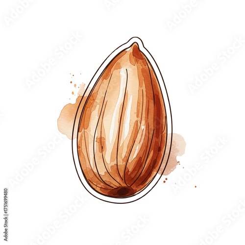 A hot coffee cup isolated on white with a cream sauce drink closeup