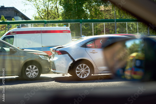 Photos Rear collision causing car damages