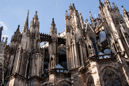 Majestic Cologne Cathedral Exterior View
Gothic masterpiece showcasing towering spires and intricate details.
