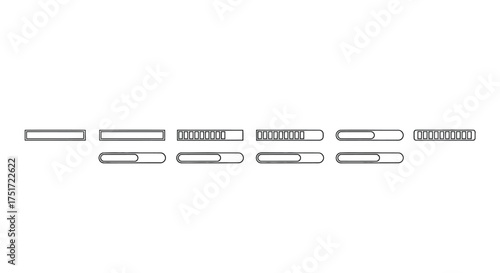 Collection of assorted metal screws and fasteners for construction and diy projects vector