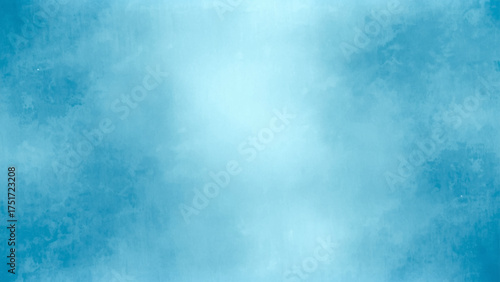 Soft abstract blue watercolor texture background with smooth gradient blending light and dark tones. Cloudy and dreamy with subtle variations, and  a calm, tranquil, and minimal artistic feel.  