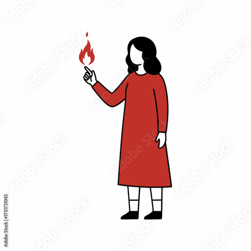 Woman self-control
