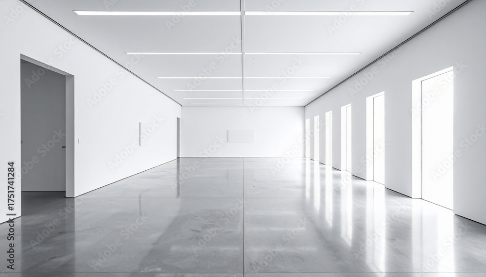 Obraz premium Modern Minimalist Interior Space