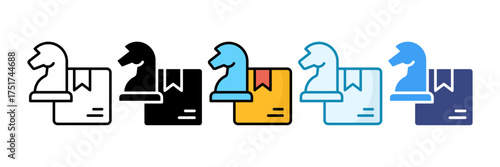 Resource Planning Icon Set Multiple Style Collection