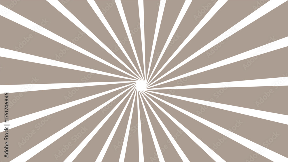 Obraz premium Beige and white sunburst abstract background with clean radial rays. Minimalist retro pattern perfect for posters, packaging, digital wallpapers, or elegant modern graphic designs.