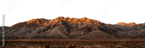 Alabama Hills mountain range at sunset