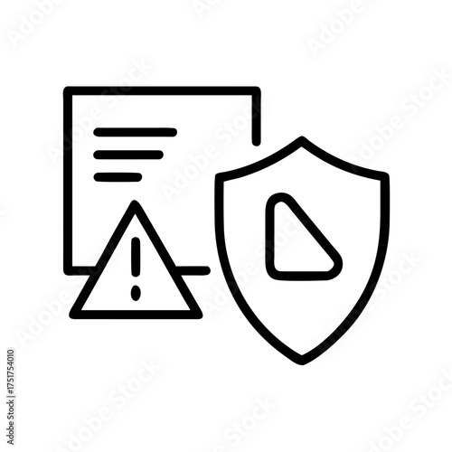 Cyber security threat protection with shield and alert