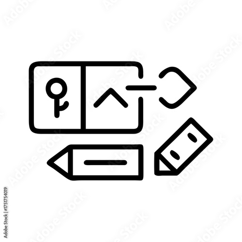 Diagram of data transfer for visual explanation