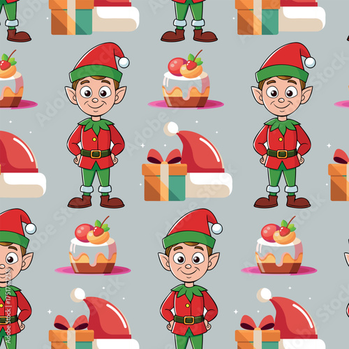 Cute pattern for many designs, festive, Christmas