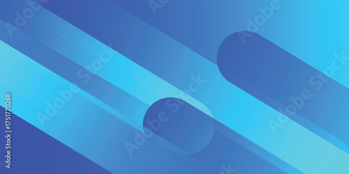 Abstract blue background with diagonal lines. Dynamic shapes composition. vector eps10