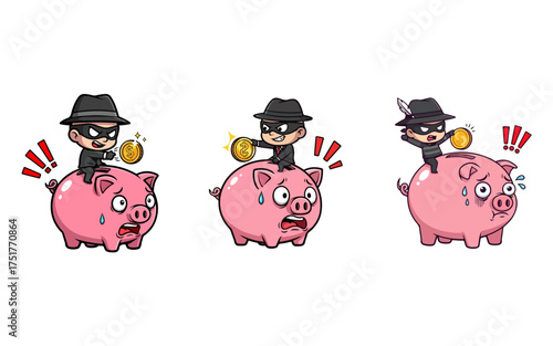 AIzaSyCEpSPZwpm1WMkw7KG1p2hsUDUCn1JwPOw Piggy Bank Under Attack by Cartoon Thief