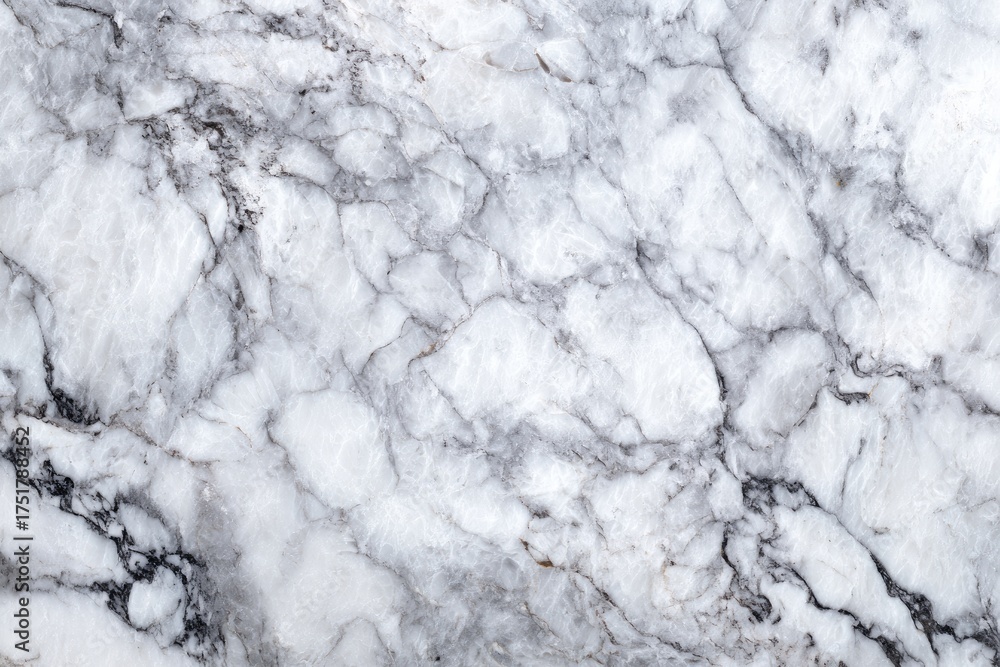 Fototapeta premium Close-up view of a gray and white marble surface