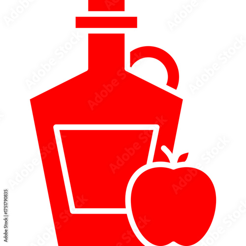 red apple juice