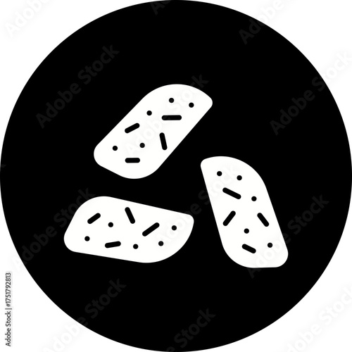 black and white dice