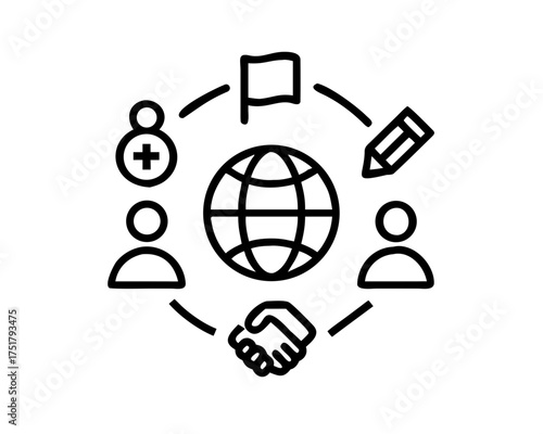 Global collaboration with international partnership