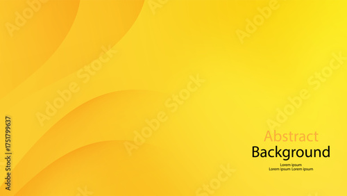 Yellow color background abstract art vector