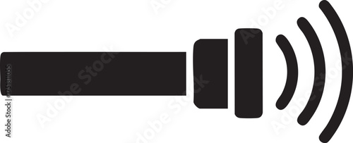 Wilderness Exploration Silhouettes Camping Lantern Headlamp Nighttime Activities Icon