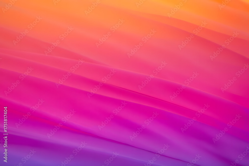 Obraz premium Vibrant Gradient Canvas: An abstract composition of interwoven colors creates a mesmerizing and dynamic visual display. Evoking a sense of fluidity and visual depth.