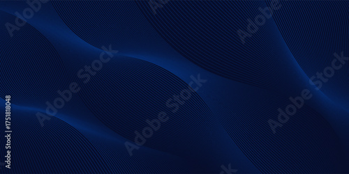 Premium background design with diagonal dark blue line pattern. Vector template for digital luxury banner, invitation, voucher, certificate. Eps10