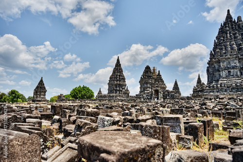 Wallpaper Mural The majestic Hindu temples of Prambanan in Java Torontodigital.ca