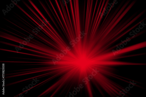 Red laser firing light streaks fast zoom speed blur moving motion abstract background illustration for graphic design.