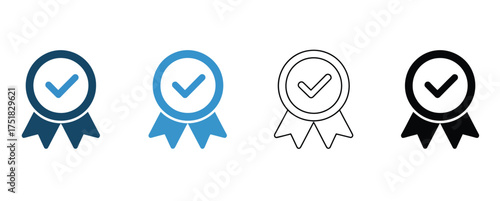 WebApproved quality assurance seals in various colors signify trust, validation, and reliability for business, services and product excellence, conveying a sense of certified confidence