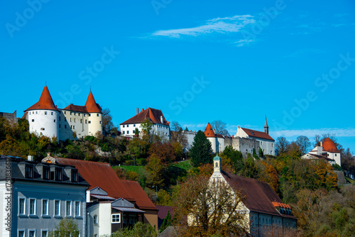 Town of Burghausen in Bavaria - Germany