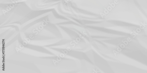 White creased craft crumpled paper texture. white crumpled paper texture sheet background. Wrinkled paper texture.	
