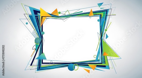 Abstract Geometric Frame Design.