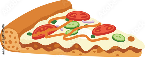 vector illustration of a hot dog