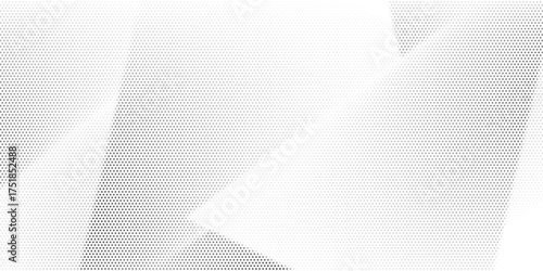 Abstract white and gray color background with halftone effect, dot pattern.