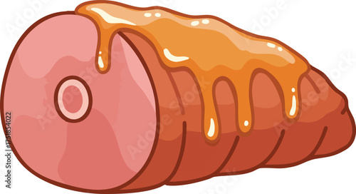 illustration of a meat