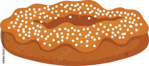 vector illustration of a chocolate