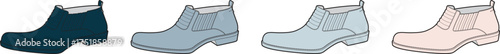 Variety of Winter Boots - Collection of Fashionable Footwear in Different Shades and Designs