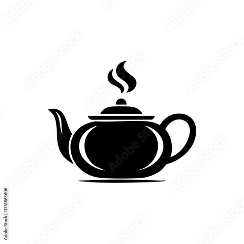 Elegant teapot releasing gentle steam, symbolizing warmth, comfort, and the cozy ritual of sharing tea on a quiet day.
