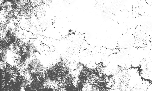 Grunge textured banner with rough edges and speckled overlay background . Rough edge banner with grunge speckled texture overlay vector illustration  