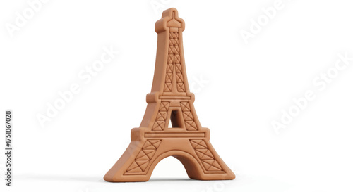 Miniature Eiffel Tower Replica Sculpture.