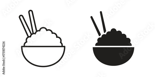 Rise Bowl icon. Monochrome simple icons for templates, web design