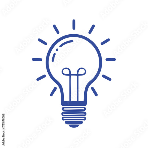 Conceptual Lightbulb Illustration Idea Generation Innovation and Creativity Solutions