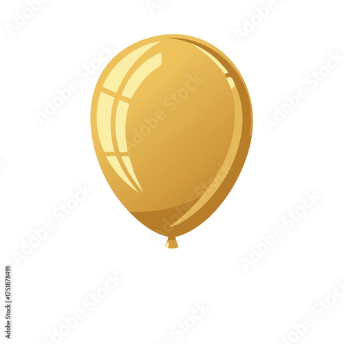 Golden Party Balloon Celebration Festive Joy Air Filled Inflatable Shiny Surface Celebration Event Gift Decoration Anniversary