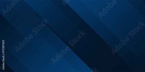 Abstract background gradient dark navy blue banner simple abstract vector