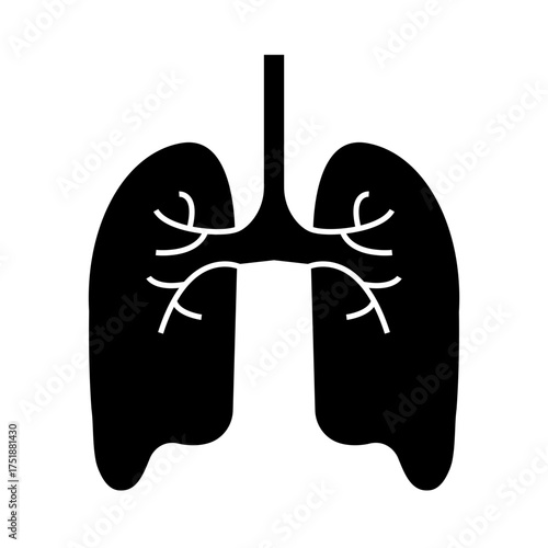 Lungs icon desigbn