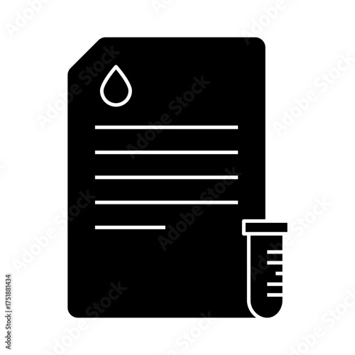 Blood Test icon desigbn